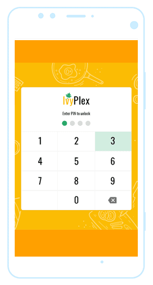 IvyPlex restaurant mobile application