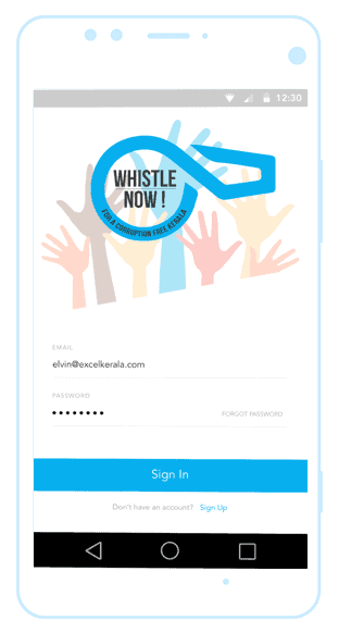 Whistle Now! World's first mobile based anti-corruption platform