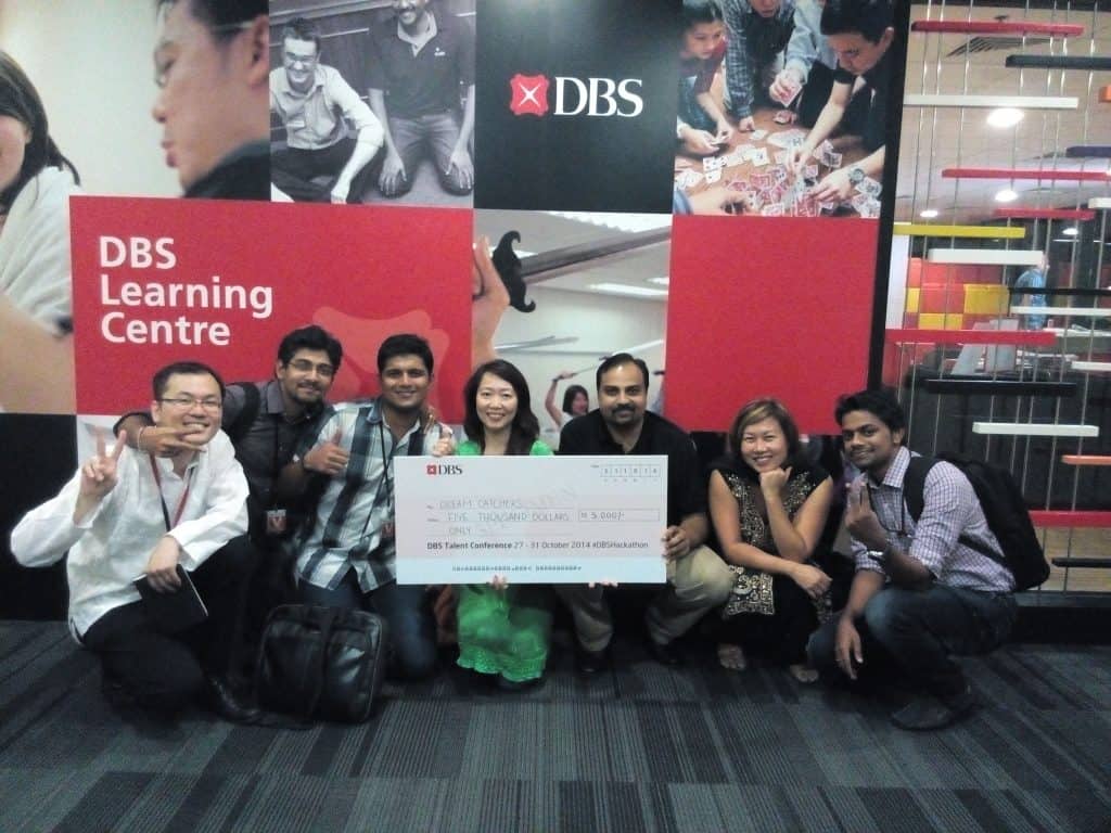 AlignMinds has won DBS Hackathon two consecutive years back to back