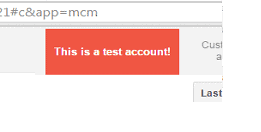 MCC Test account