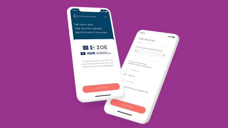covid-zoe launched by British researchers of Kings College London 