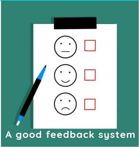 A good feedback system