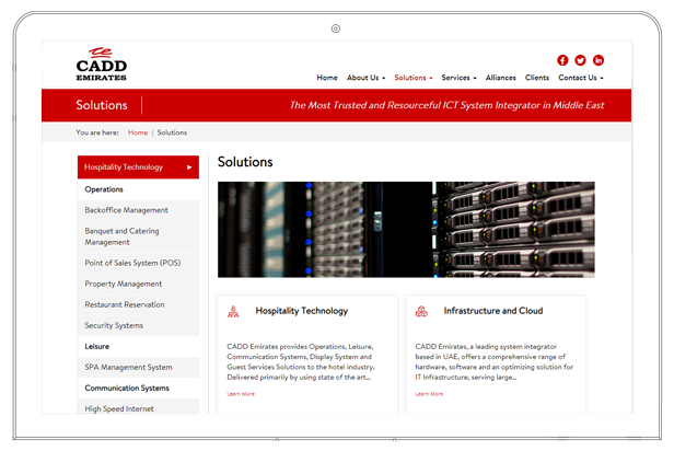 CADD emirates website solutions